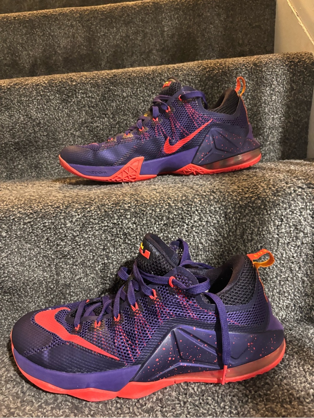 Nike LeBron 12 XII Low  Purple/Orange
